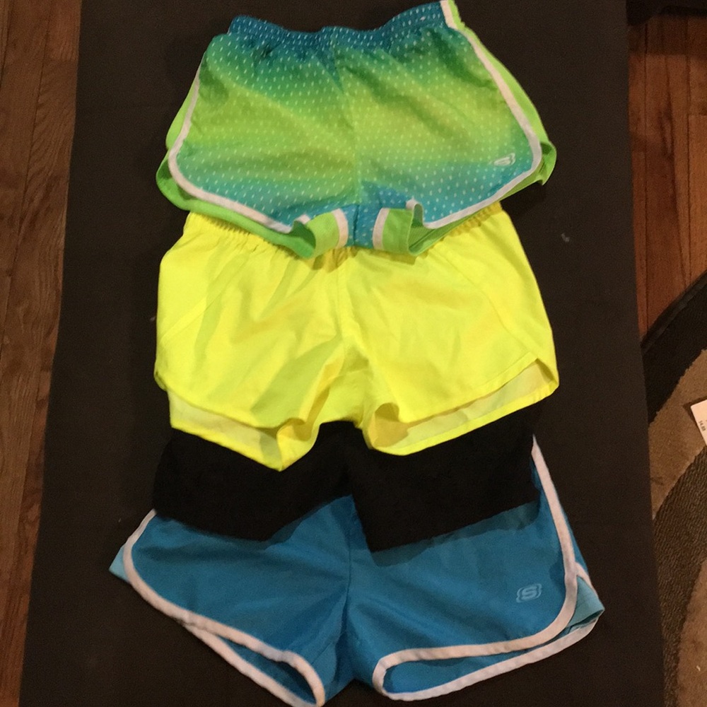 Lot of 4 girls activewear shorts